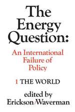 The Energy Question Volume One