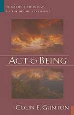 Act and Being: Towards a Theology of the Divine Attributes