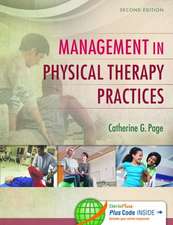 Management in Physical Therapy Practices