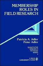 Membership Roles in Field Research