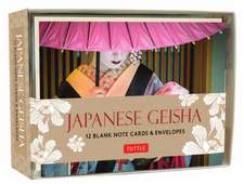 Japanese Geisha Note Cards: 12 Blank Note Cards & Envelopes (6 x 4 inch cards in a box)