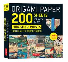 Origami Paper 200 sheets Hiroshige Prints 6 3/4