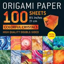 Origami Paper 100 sheets Colorful Crystals 8 1/4