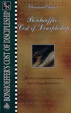 Bonhoeffer's the Cost of Discipleship