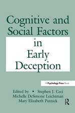 Cognitive and Social Factors in Early Deception