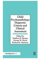 Child Psychopathology