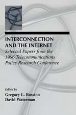 Interconnection and the Internet: Selected Papers From the 1996 Telecommunications Policy Research Conference