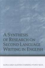 A Synthesis of Research on Second Language Writing in English