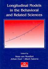 Longitudinal Models in the Behavioral and Related Sciences