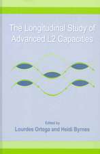 The Longitudinal Study of Advanced L2 Capacities