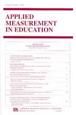 Vertically Moderated Standard Setting: A Special Issue of applied Measurement in Education