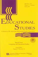 Computing and Educational Studies: A Special Issue of educational Studies