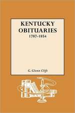 Kentucky Obituaries, 1787-1854