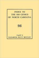 Index to the 1810 Census of North Carolina