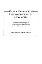 Early Families of Herkimer County, New York