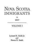 Nova Scotia Immigrants to 1867