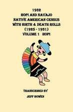 1932 Hopi and Navajo Native American Census, with Birth & Death Rolls (1925-1931). Volume I