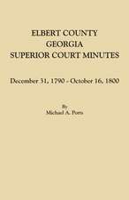 Elbert County, Georgia, Superior Court Minutes