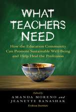 What Teachers Need