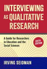 Interviewing As Qualitative Research
