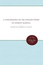 A Concordance to the English Poems of Andrew Marvell