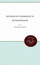 Patterns of Experience in Autobiography