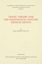 Tragic Theory and the Eighteenth-Century French Critics