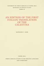 An Edition of the First Italian Translation of the Celestina