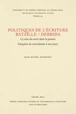 Politiques de l'écriture, Bataille / Derrida