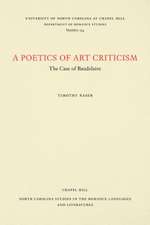 A Poetics of Art Criticism