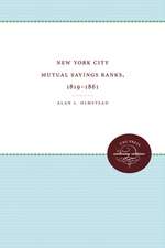 New York City Mutual Savings Banks, 1819-1861