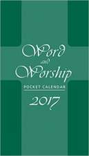 Word and Worship Pocket Calendar 2017