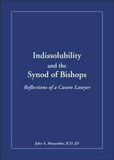 Indissolubility and the Synod of Bishops