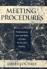 Meeting Procedures