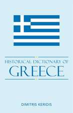 Historical Dictionary of Modern Greece