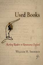 Used Books – Marking Readers in Renaissance England