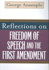 Reflections on Freedom of Speech and the First Amendment