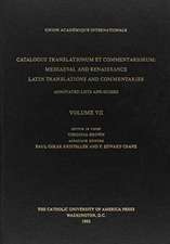 Catalogus Translationum et Commentariorum v. 7: 