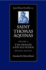 Saint Thomas Aquinas V1: The Person and His Work