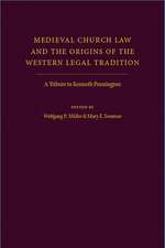 Medieval Church Law and the Origins of the Western Legal Tradition