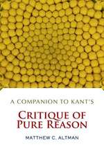 A Companion to Kant's Critique of Pure Reason