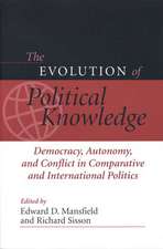 EVOLUTION POLITICAL COMPARATIVE IR: DEMOCRACY, CONFLICT, AND AUTOMONY IN COMPARATIVE & INTERNATIONAL POLITICS