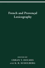 French and Provençal Lexicography