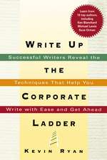 Write Up the Corporate Ladder