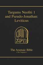 Targums Neofiti 1 and Pseudo-Jonathan: Leviticus