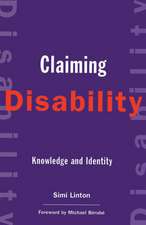 Claiming Disability – Knowledge and Identity