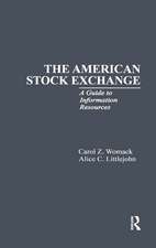 The American Stock Exchange: A Guide to Information Resources