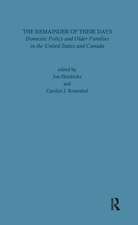 Remainder of Their Days: Domestic Policy & Older Families in the United States & Canada