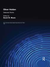 Oliver Holden (1765-1844): Selected Works