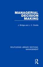 Managerial Decision Making